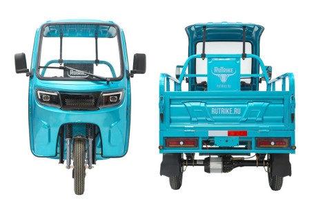 Трицикл электрический Rutrike Глобус NEXT 1500 (60V, 1200W, серый) (026002-3127)