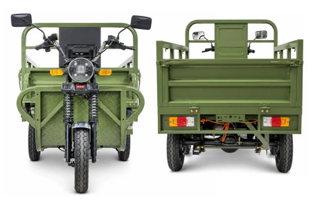 Трицикл электрический Rutrike Каскад 1600 60V 1500х2W (гидравлика) (026656-3297)
