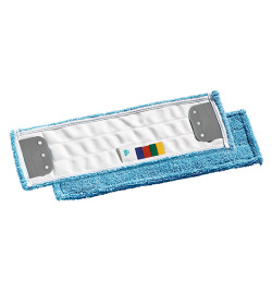 Моп с держателями TTS Microblue, (40х13см., для гладких полов, микроволокно, голубой)