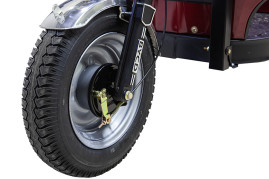 Трицикл электрический Rutrike D4 NEXT КАБИНА 1800 (красно-серый)