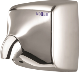 Сушилка для рук Nofer WINDFLOW 2450 W (автоматическая, глянцевая)