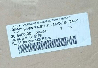 Пистолет PA RL84 (1/2&quot;г-1/2&quot;г, 500бар, 80л/мин)