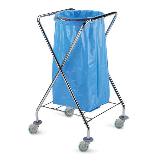 Тележка TTS Dust (хром, складная, для мешка 120 л)