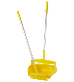 Набор &quot;Щетка с совком&quot; Vikan (350 мм, желтый)