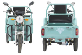 Трицикл электрический Rutrike Амулет 1100 (72V, 1000W, темно-синий)