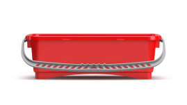 Ведро TTS (10л, ручка, без крышки, красный)