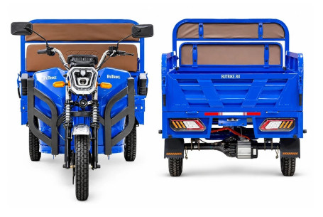 Трицикл электрический Rutrike Дукат NEXT 1500 (72V, 1500W, серый) (027508-3362)