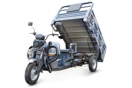 Трицикл электрический Rutrike Атлант-У 2000 60/72V 2000W (серый)