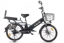 Электровелосипед GREEN CITY e-ALFA GL (черный)