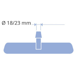 Рамка со спонжем TTS BLIK (60см, полипропилен, серо-зеленый)