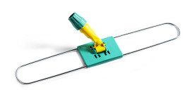 Держатель мопов пластиковый складной TTS (100х9см, с металлической рамкой)