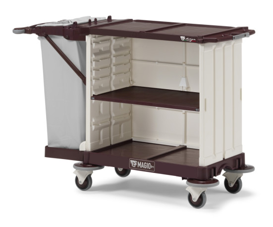 Тележка TTS MagicArt 21 Safety (без дверей, открытая, держ. мешка, белый)