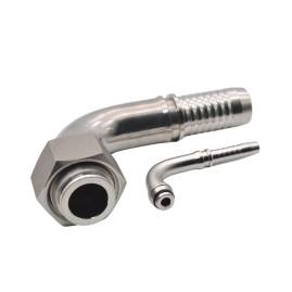 Фитинг высокого давления DKO-S (DN06, М20х1.5г, 90гр, оцинк) Robin