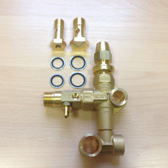 Регулятор давления PA VB-55 (220бар, 30л/мин, 1/2&quot;г-М22х1.5ш, X:4.5, Y:62-65.5)