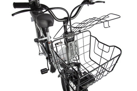 Электровелосипед GREEN CITY e-ALFA GL (серебристый)