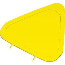 Крышка для ведра Schavon (12 л, желтый)