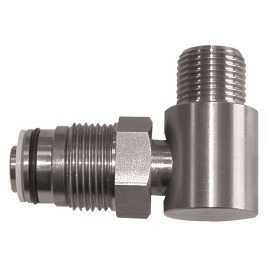 Переходник угловой 1/2ш-ш (нерж, вращ) RAMEX