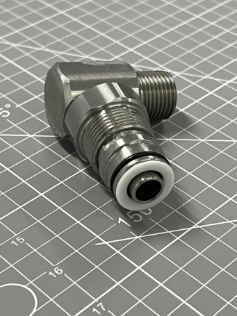 Переходник угловой 1/2ш-ш (нерж, вращ) RAMEX (4962)