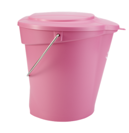 Крышка для ведра Vikan (розовый, 12л)