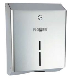 Диспенсер для бумажных полотенец Nofer 04010.B (глянцевый)