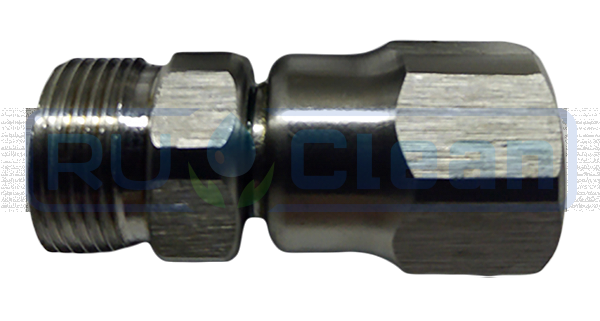 Переходник М22х1.5ш-М22х1.5г (нерж, вращ) RC