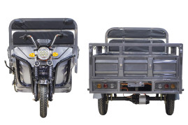 Трицикл электрический Rutrike D4 NEXT II 60V1500W (серый)