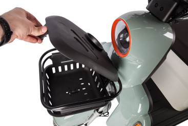 Трицикл электрический Rutrike Gelbert Beta (48/60V, 800W, сине-белый)