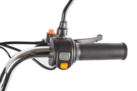 Трицикл электрический Rutrike Gelbert Beta (48/60V, 800W, сине-белый) (0000256-3029)