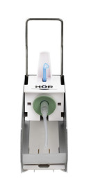 Диспенсер для мыла HOR X-2269 (локтевой, ал/пласт)