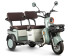 Трицикл электрический Rutrike Gelbert Beta (48/60V, 800W, зелено-белый) (0000256-3030)