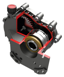 Редуктор для ДВС Tecomec RGB24 (17кВт, 28.6/24мм, фланец 87мм)