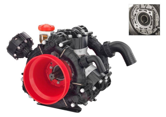 Мембранный насос AR 275 BP C/F (BlueFlex, 15 бар, 273.6 л/мин, ВОМ 1&quot;⅜-полый вал 32 мм)