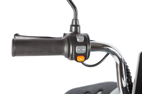 Трицикл электрический Rutrike Gelbert Beta (48/60V, 800W, сереребристо-белый) (0000256-3032)