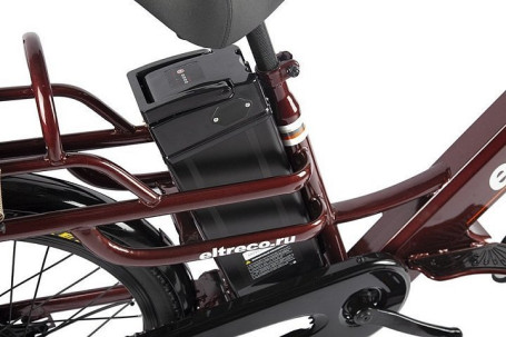 Электровелосипед GREEN CITY e-ALFA LUX (коричневый)