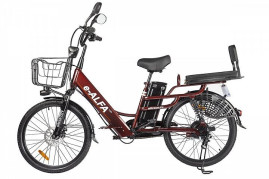 Электровелосипед GREEN CITY e-ALFA LUX (коричневый)