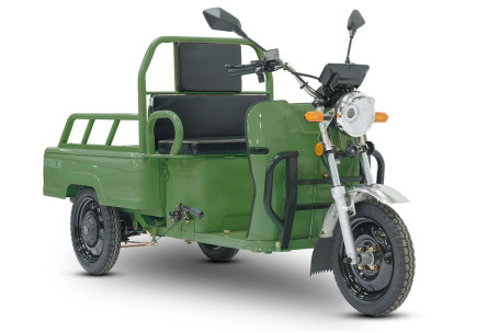 Трицикл электрический Rutrike Амулет 1100 (темно-зеленый) (024450-2836)