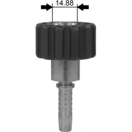 Фитинг высокого давления DKF-W (DN06, М22х1.5г, фитинг D15мм, оцинк) R+M