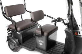 Трицикл электрический Rutrike Gelbert Bos (48/60V, 800W, черный)