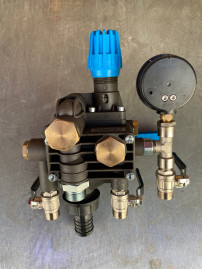 Узел управления Bertolini Multiduplo (50бар, 150л/мин, с манометром)