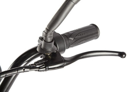 Электровелосипед GREEN CITY e-ALFA LUX (сине-серый матовый)