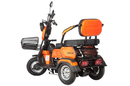 Трицикл электрический Rutrike Gelbert Caf (48/60V, 600W, черный) (0000131-3035)