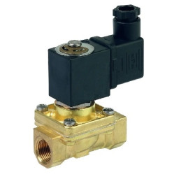 Клапан электромагнитный DN 15 (10 бар, 1/2г-г, латунь, 24В) TITAN