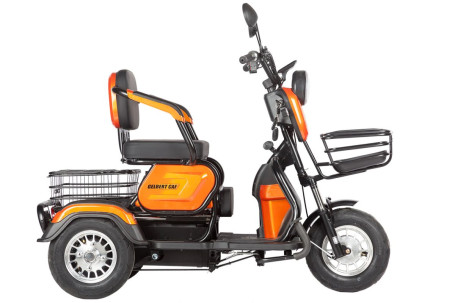 Трицикл электрический Rutrike Gelbert Caf (48/60V, 600W, синий) (0000131-3036)