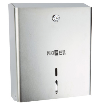 Диспенсер для туалетной бумаги Nofer (прямоугольный, нерж, глянцевый)
