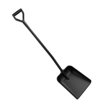 Лопата FBK (полипропилен, 330х380х1330 мм, черный)