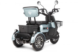 Трицикл электрический Rutrike Патрон (голубой)