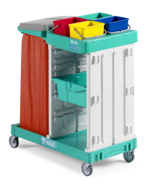 Тележка TTS Magic Line 300B (4х4л, выдв. ящик, держ. мешка 120л)