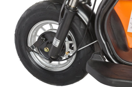  Трицикл электрический Rutrike Gelbert Caf 48V/60V 600Вт (оранжевый)