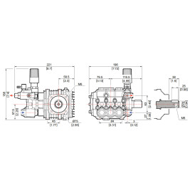 Насос высокого давления Comet LW-K 3525S (13.4/190)