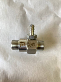 Эжектор без дозировки PA (350бар, 3/8ш-ш, D=2.3мм, нерж)